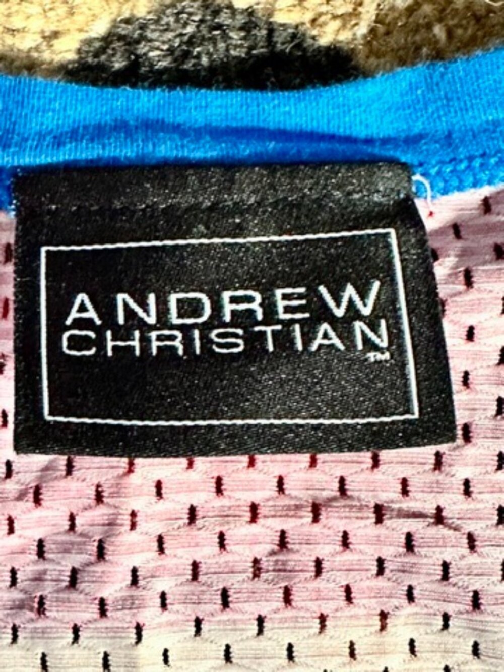 Andrew Christian Rainbow Mesh Tank Top • Size S • Like New Condition - Picture 5 of 9